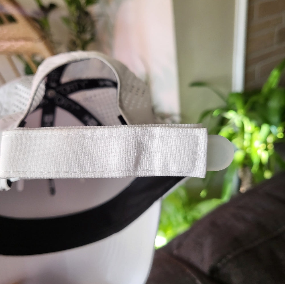White New Era snapback hat
