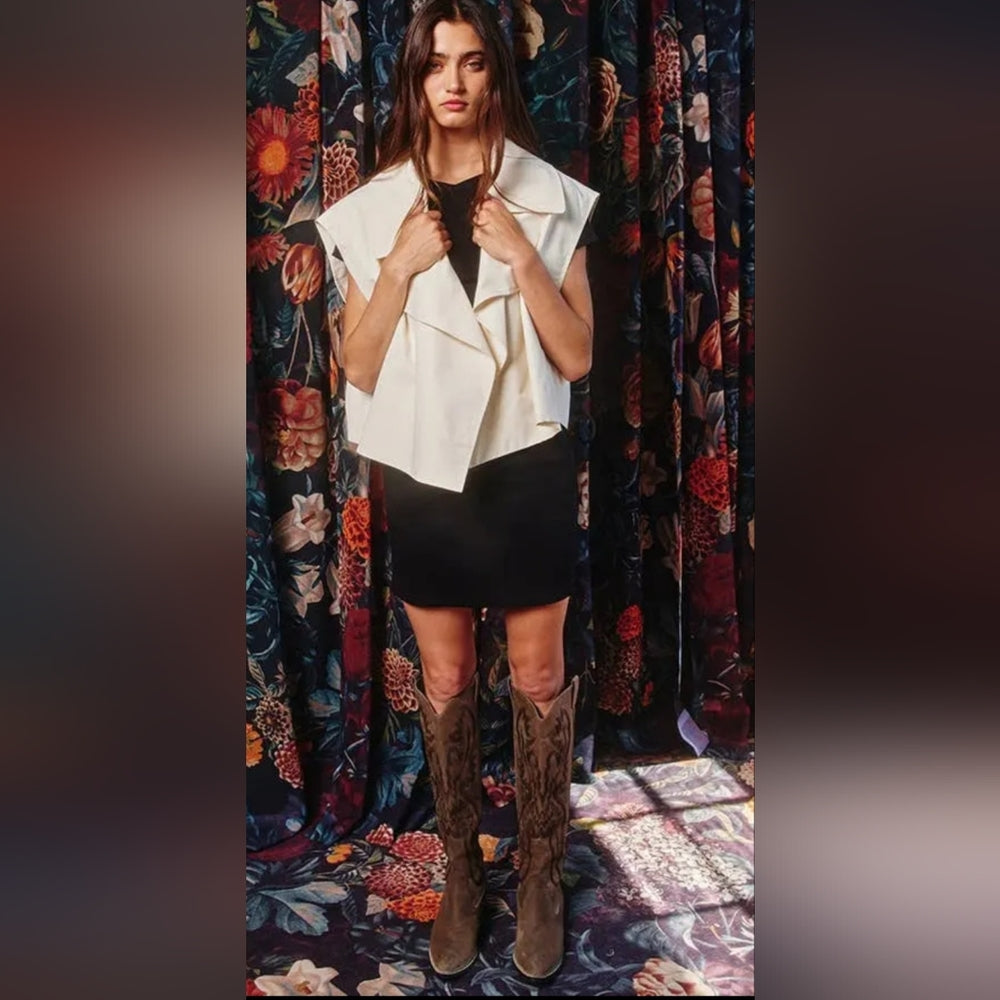 Cream Vest