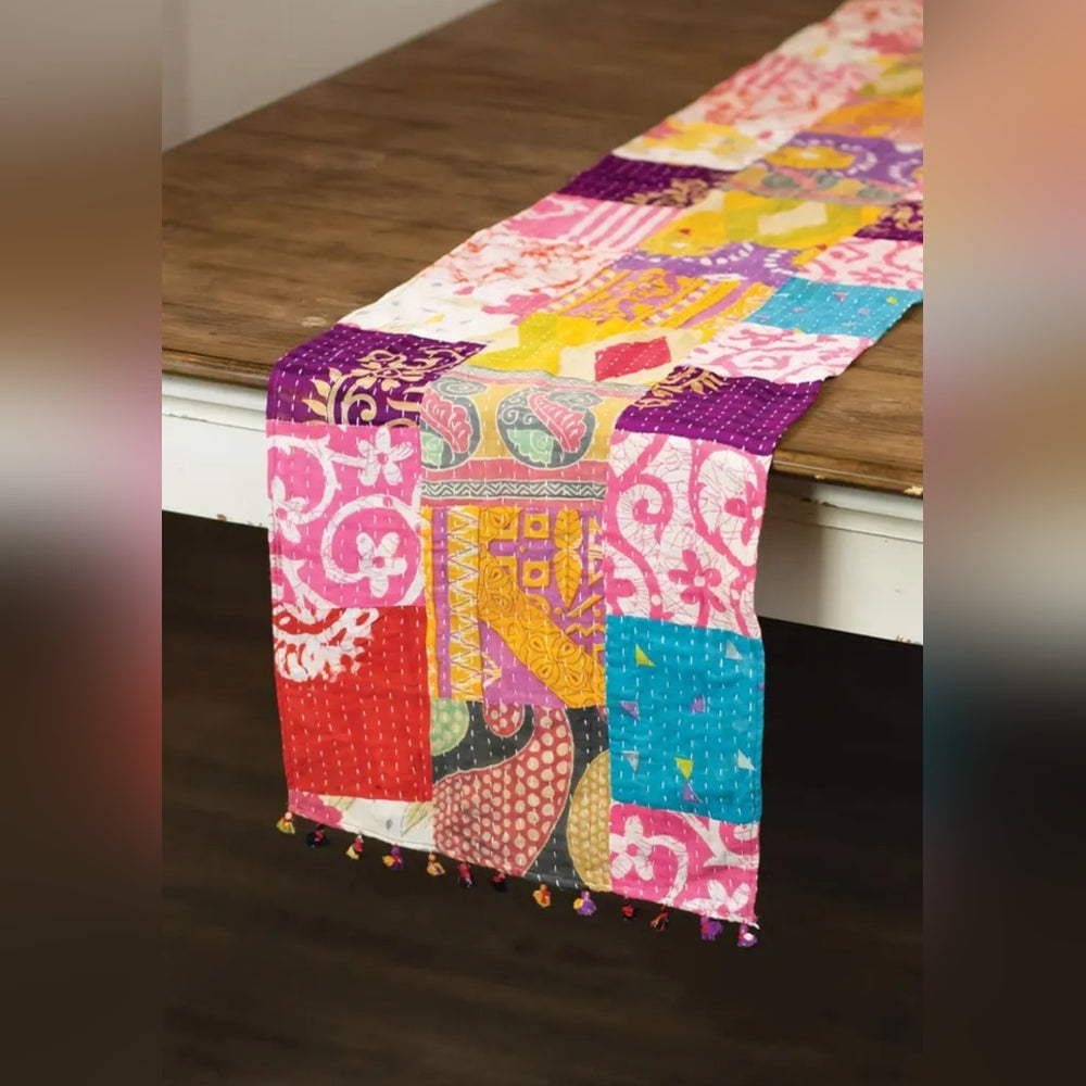 Colorful Patchwork Table Runner