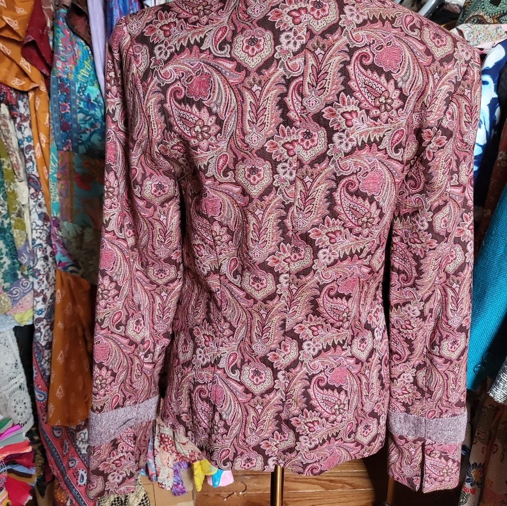 True Meaning Paisley Pink Blazer