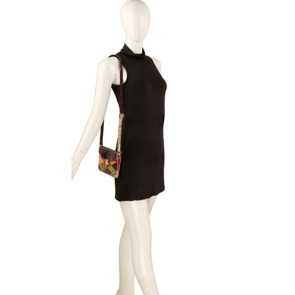 Multicolor Patchwork Crossbody Bag