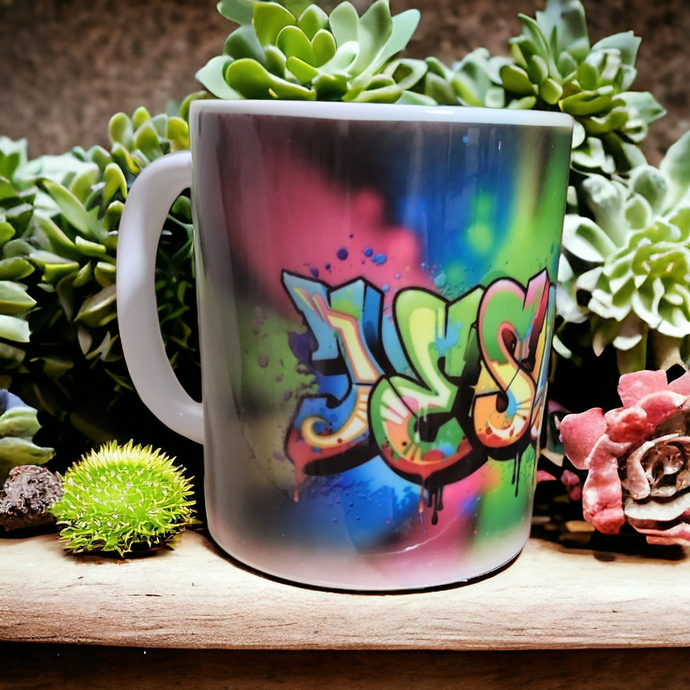 Jesus custom grafitti mug