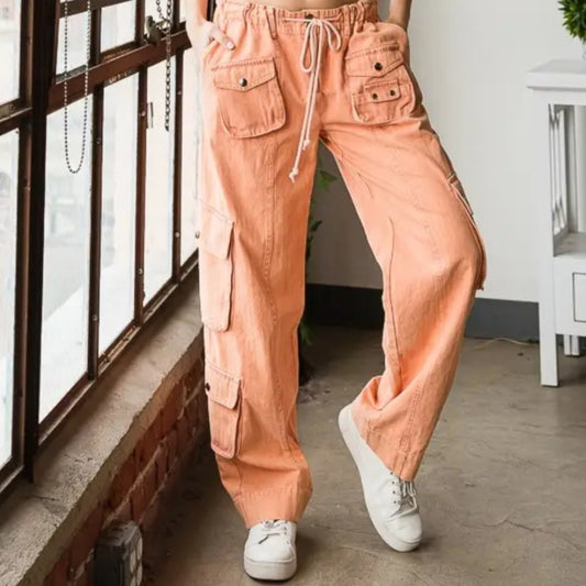 Mineral Washed Cargo Pants