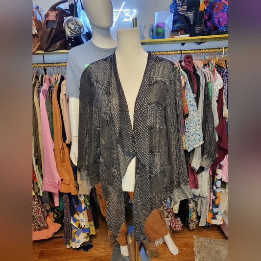 Boho Vintage wash cardigan