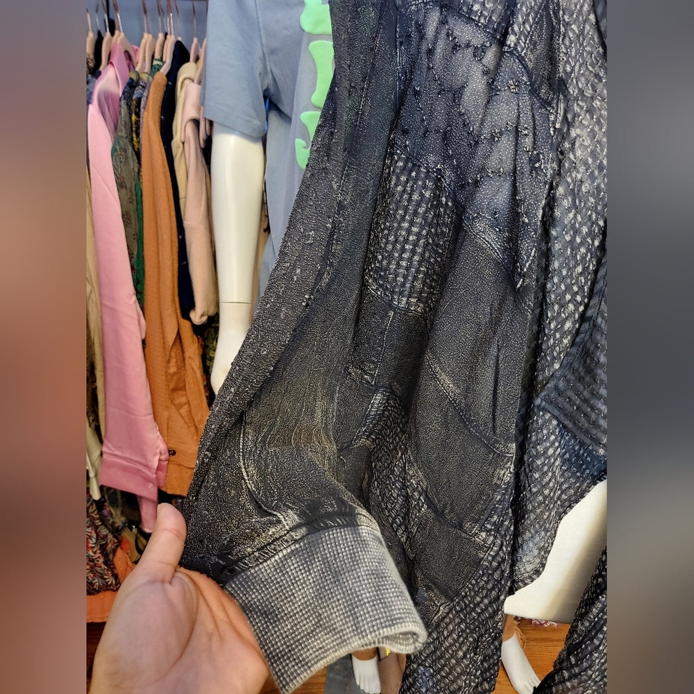 Boho Vintage wash cardigan
