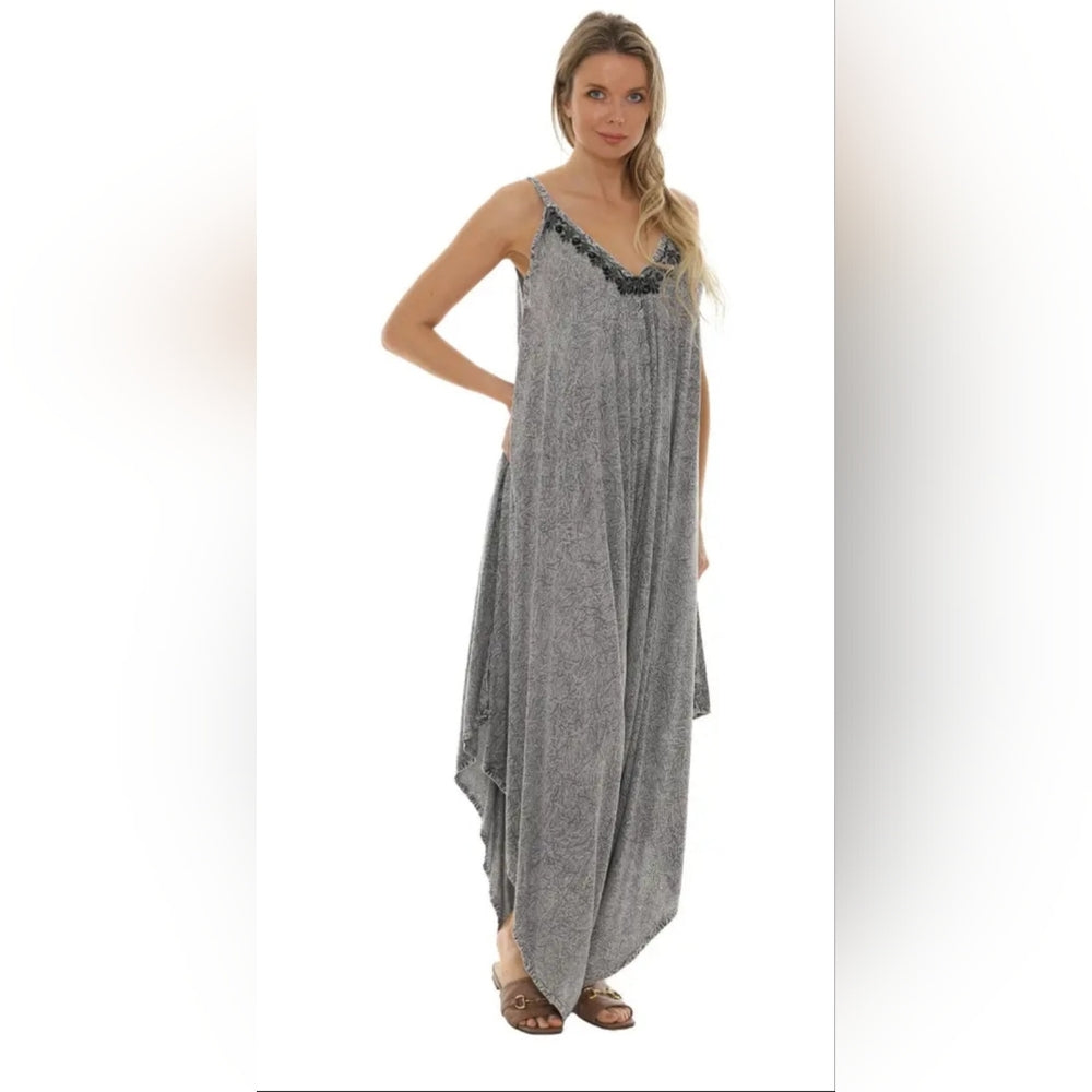 Gray Women's Harem Jumpsuit