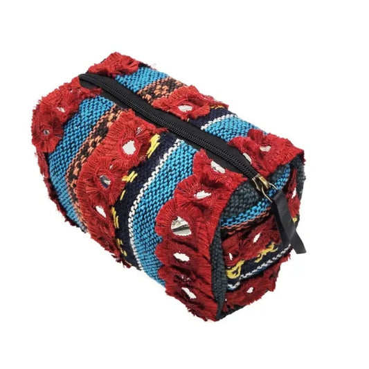 Colorful Woven Women's Bag/cosmetic Bag