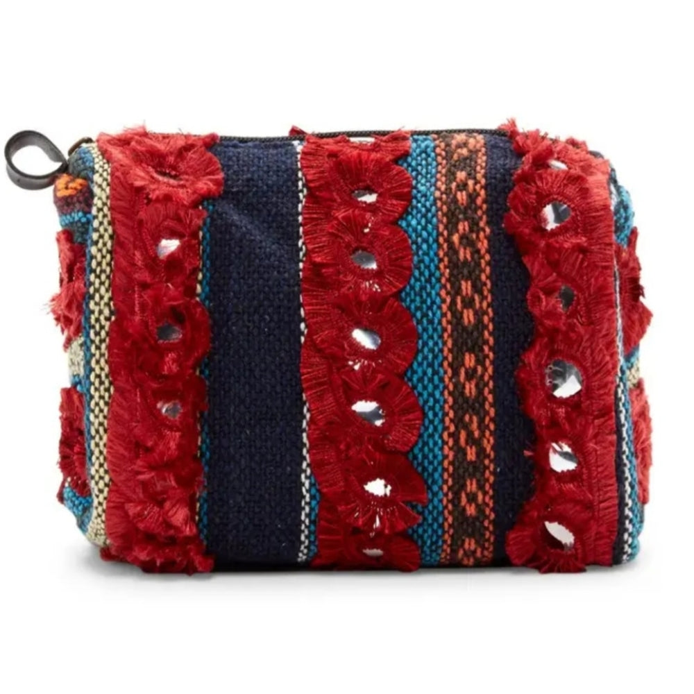 Colorful Woven Women's Bag/cosmetic Bag