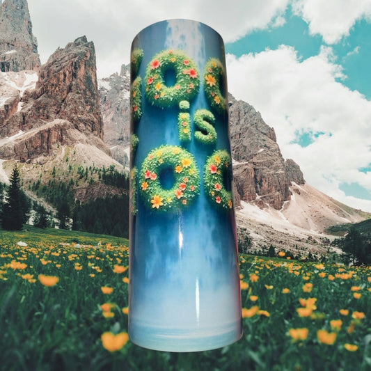 Custom "God Is Good" Tumbler