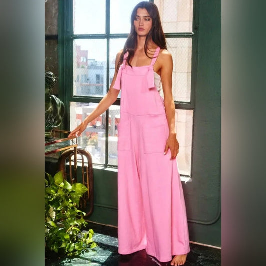 Pink Women's Jumpsuit