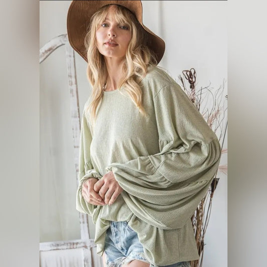 Women's Sage Green Top