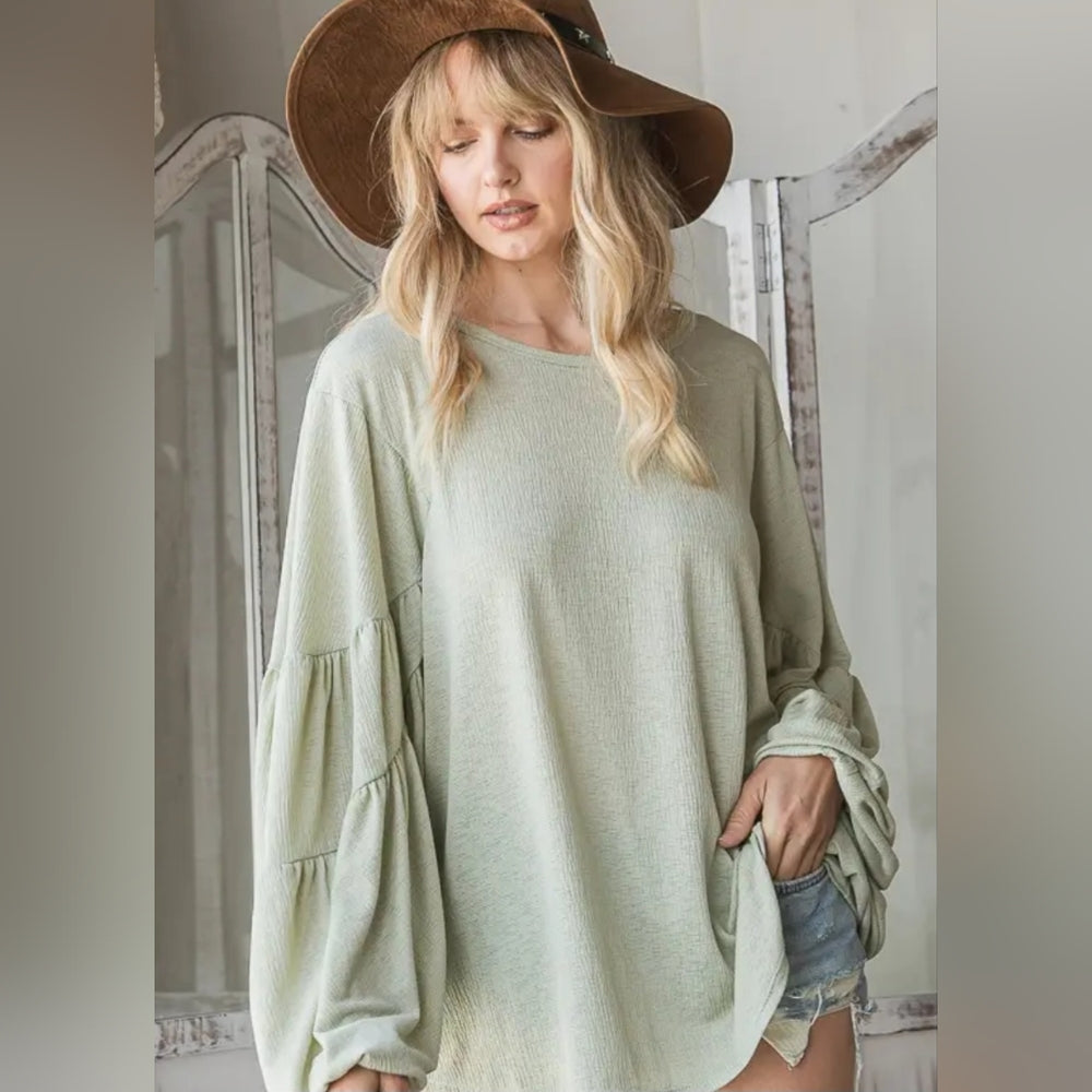 Women's Sage Green Top