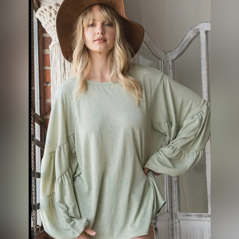 Women's Sage Green Top