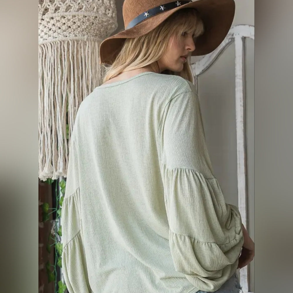 Women's Sage Green Top