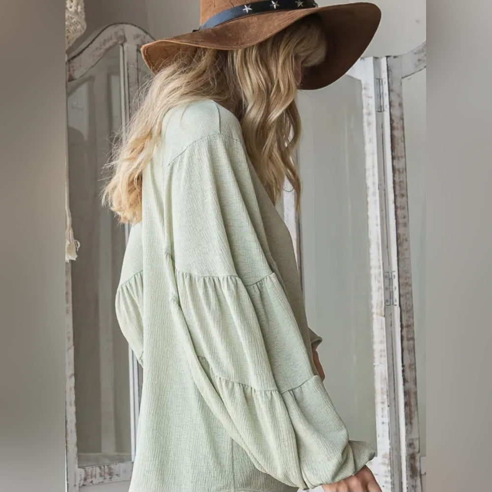 Women's Sage Green Top