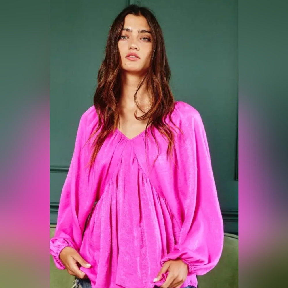 Vibrant Pink Women's Top