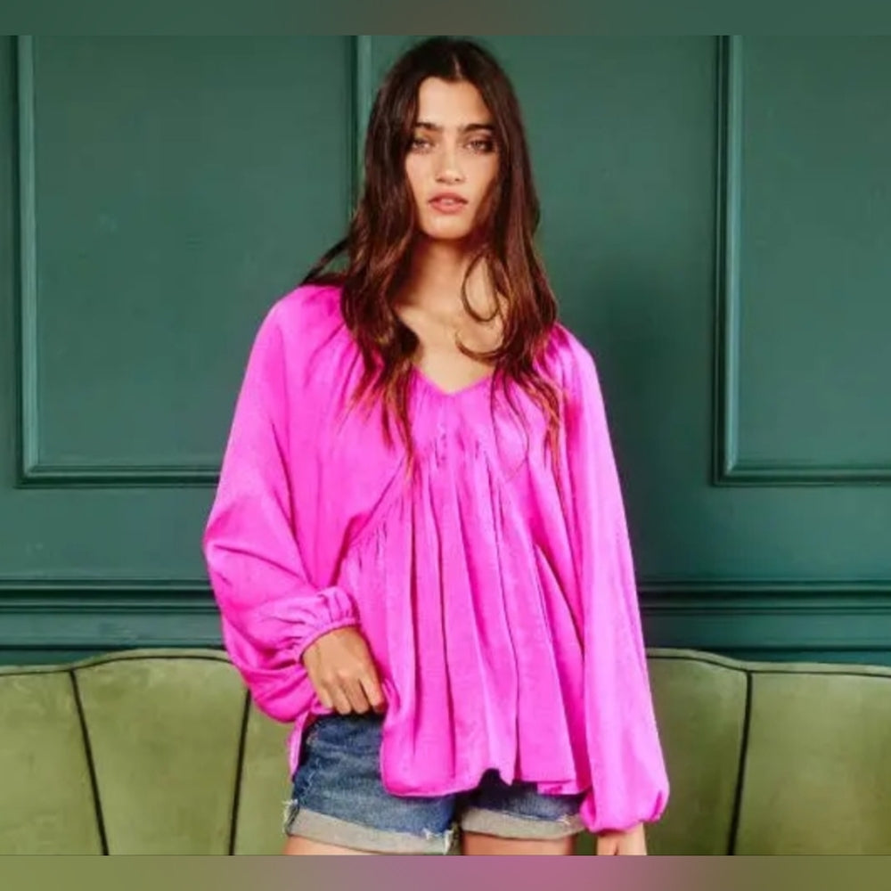Vibrant Pink Women's Top