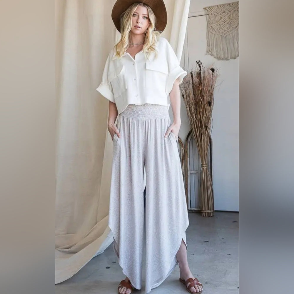 Women's White Button-Up Top