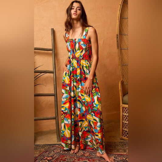 Colorful Flowy Jumpsuit