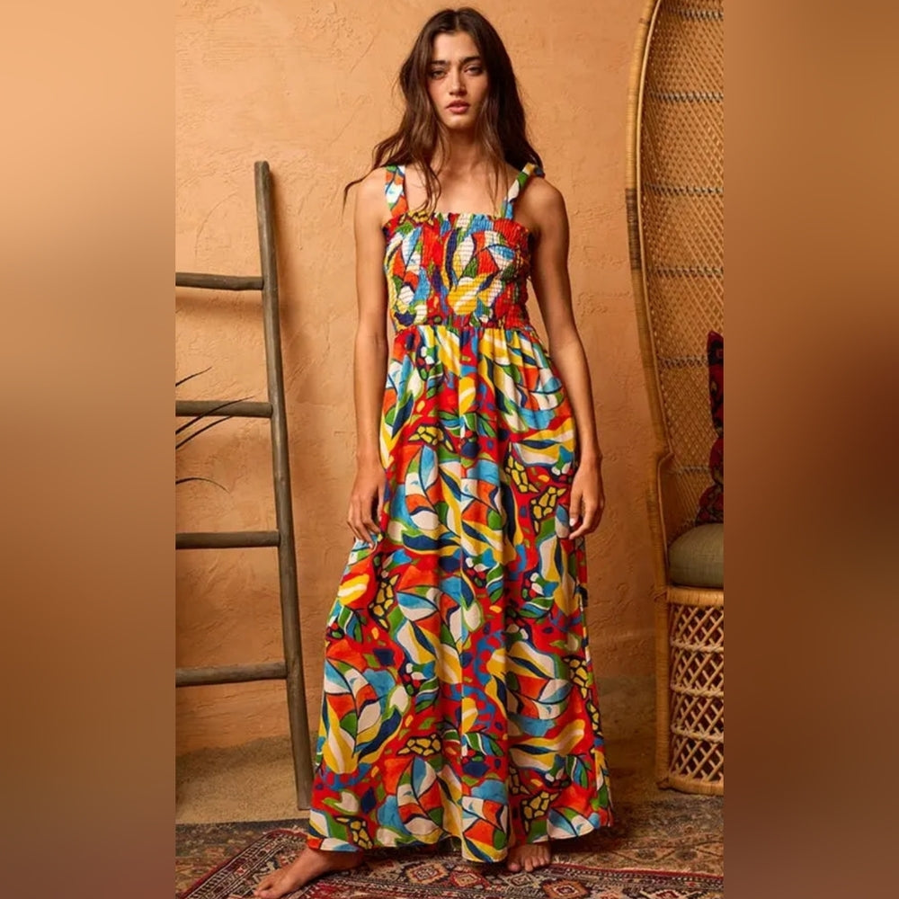 Colorful Flowy Jumpsuit