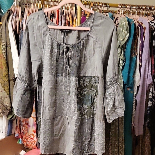 Gray Women's Top