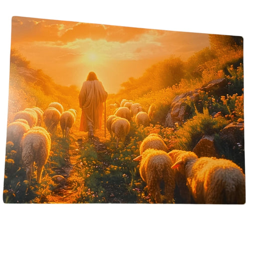 Good Shepherd and Sheep Art