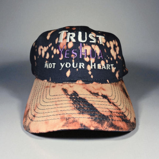 Black and Orange Trust Yeshua Cap