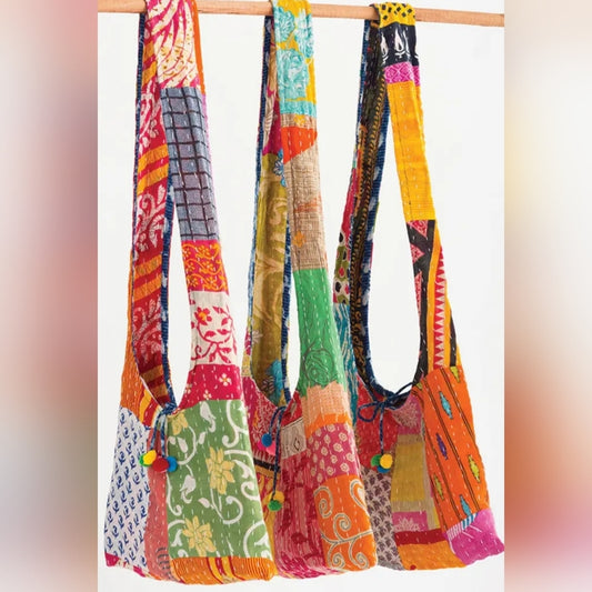 Colorful Patchwork Shoulder Bag