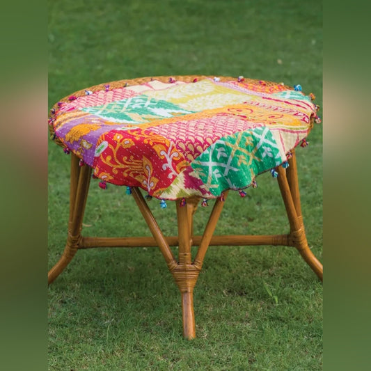 Kantha Colorful Patchwork Table Cover