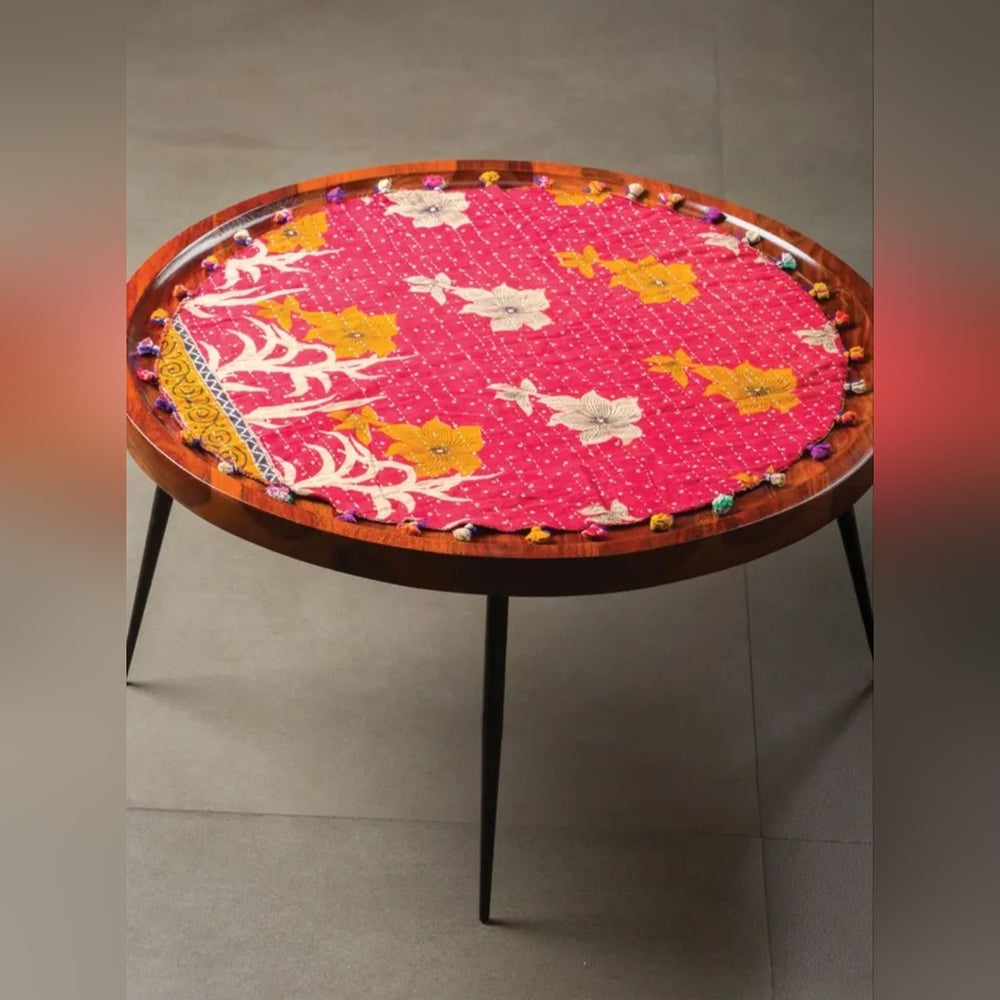 Kantha Colorful Patchwork Table Cover
