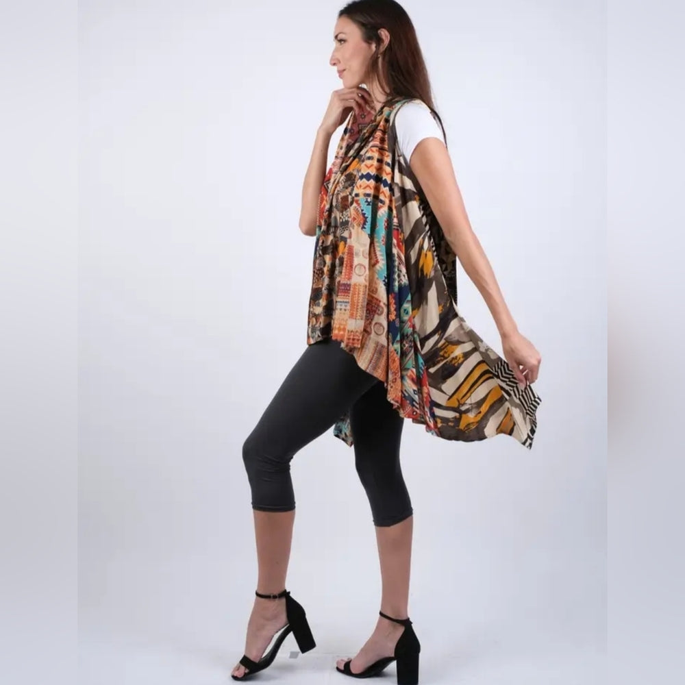 Sacred Threads Colorful Geometric Tunic
