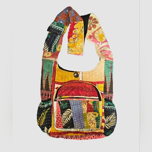 Colorful Patchwork Shoulder Bag