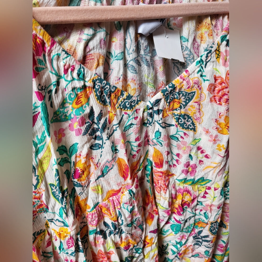 Old Navy Multicolor Floral Blouse
