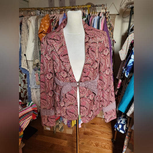 True Meaning Paisley Pink Blazer