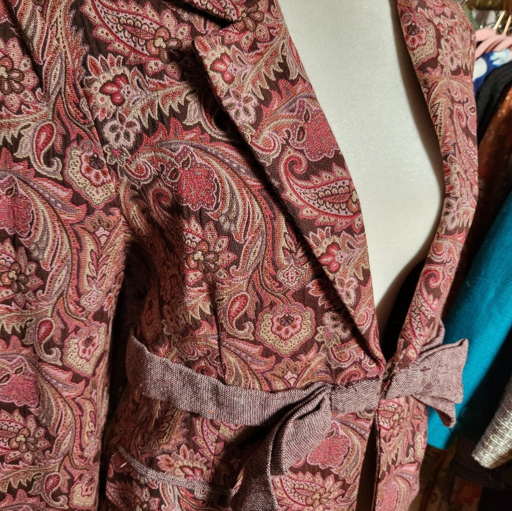 True Meaning Paisley Pink Blazer