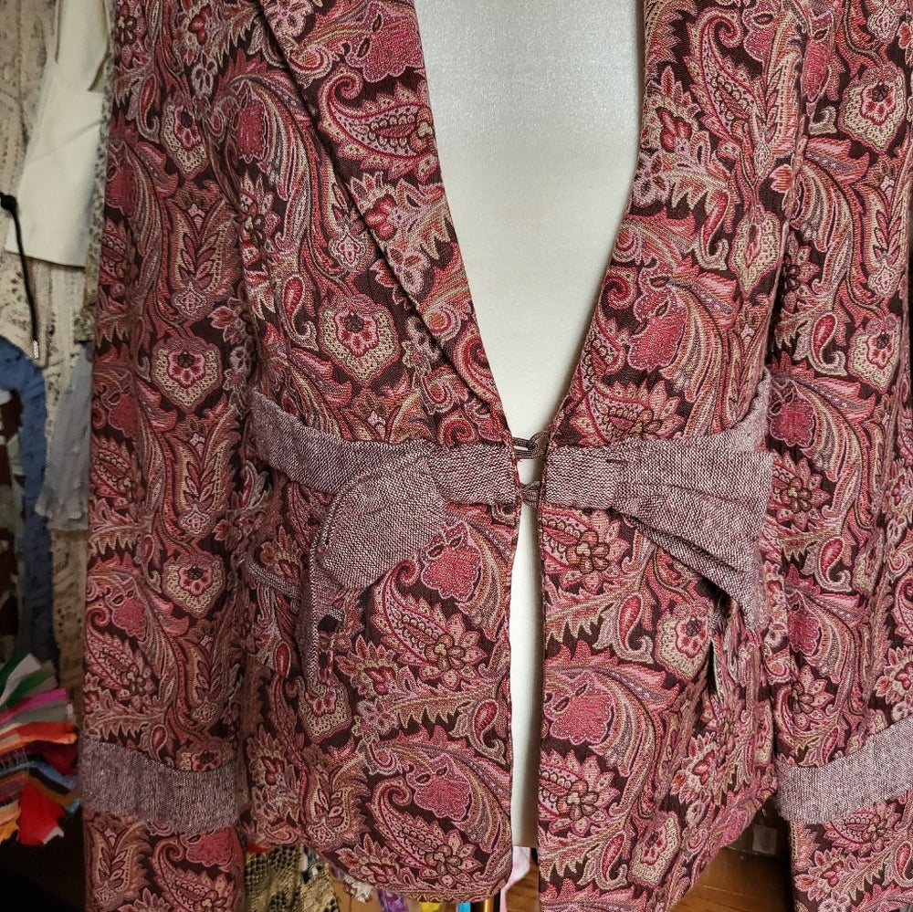 True Meaning Paisley Pink Blazer