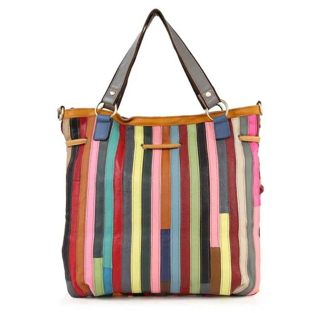 Colorful Circle Pattern Tote Bag