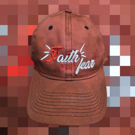 Brown Faith Over Fear Cap