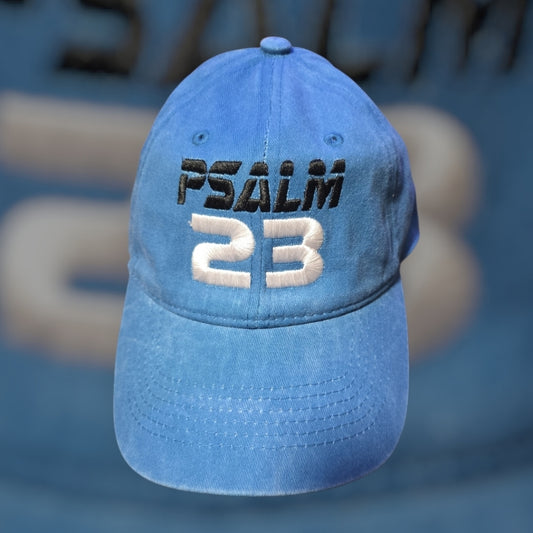 Blue Psalm 23 Cap