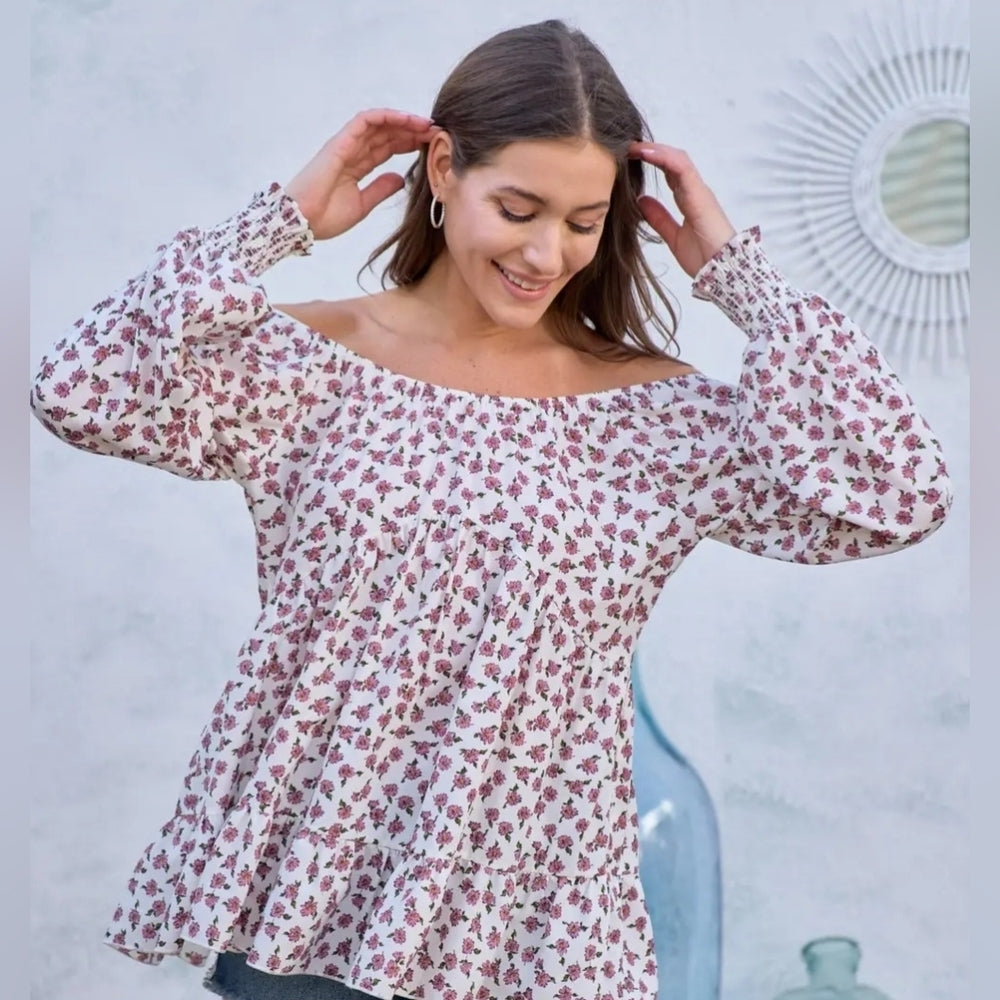 Floral Print Women's Top
