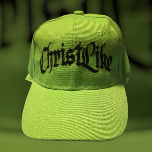 Neon Green 'ChristLike' Cap