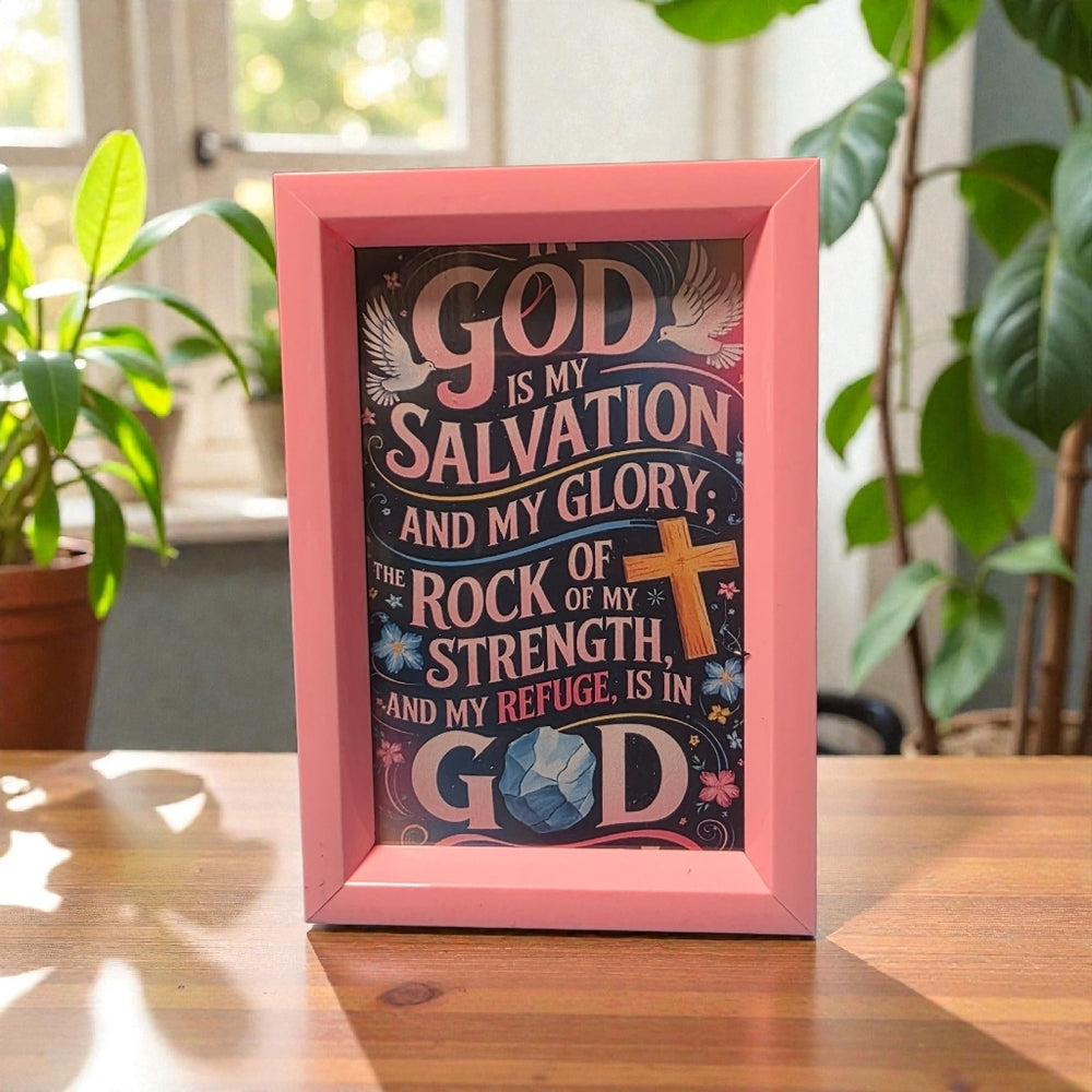 God Is My Salvation Christ Jesus 4×6