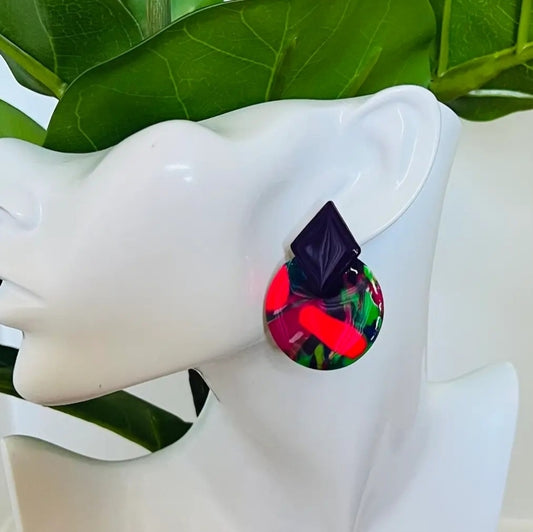 Colorful Statement Earrings
