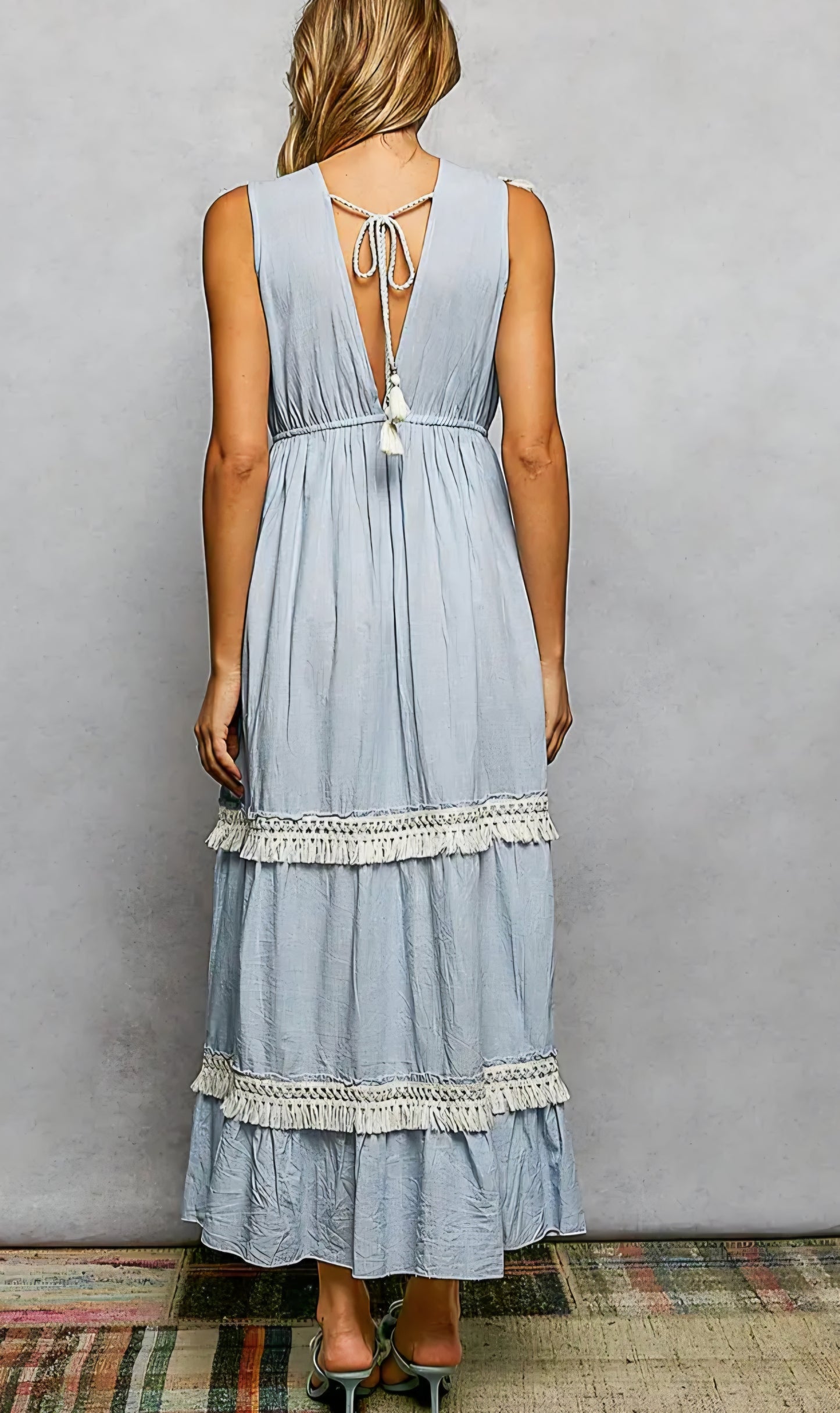 Tassel Ruffle dress